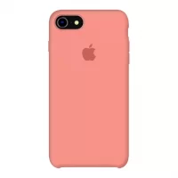 Силиконовый чехол Apple Silicone Case Begonia Red (Персиковый) на iPhone 7/8  (Реплика)